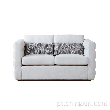 Sofá da sala de estar moderno conjunto de sofá secional em tecido Loveseats sofás